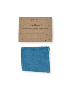 “Malou & Marius” bambusa matu dvielis-turbāns. Zils