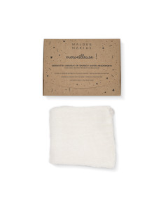 “Malou & Marius” bambusa matu dvielis-turbāns. Balts