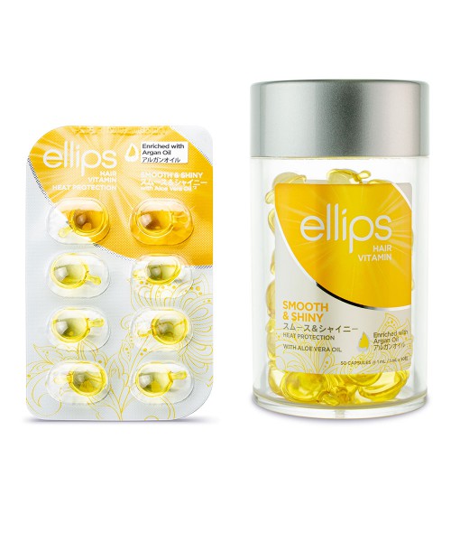 Kaloro „Smooth & Shiny“ vitamīni matu apjoma palielināšanai