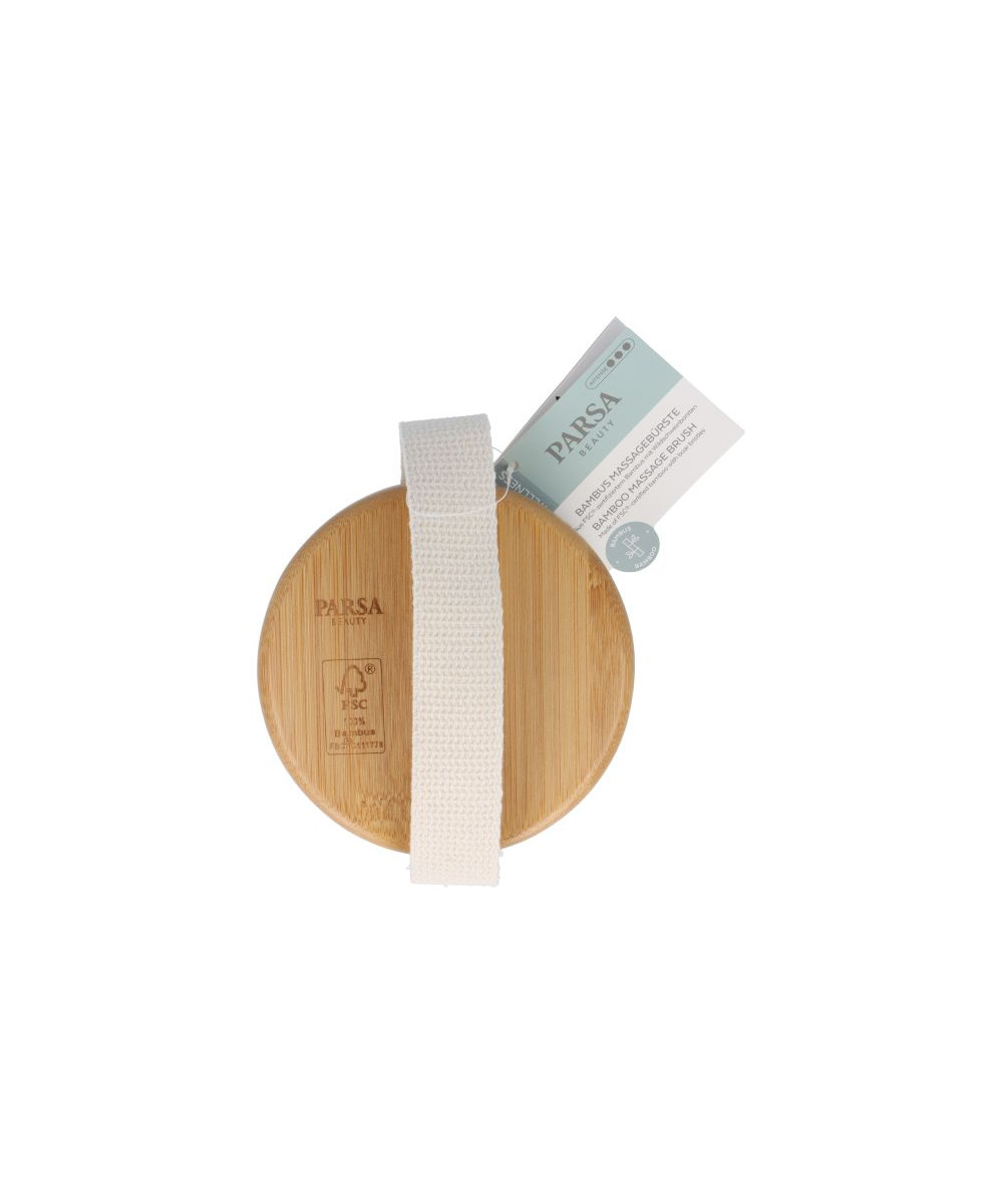 PARSA WELLNESS sertificēta bambusa masāžas suka ķermenim