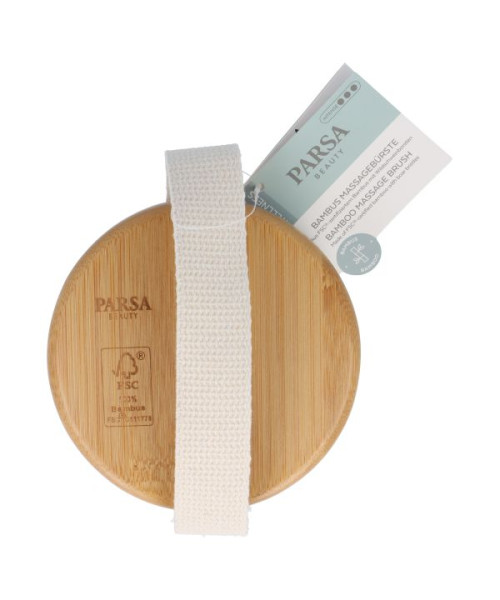 PARSA WELLNESS sertificēta bambusa masāžas suka ķermenim
