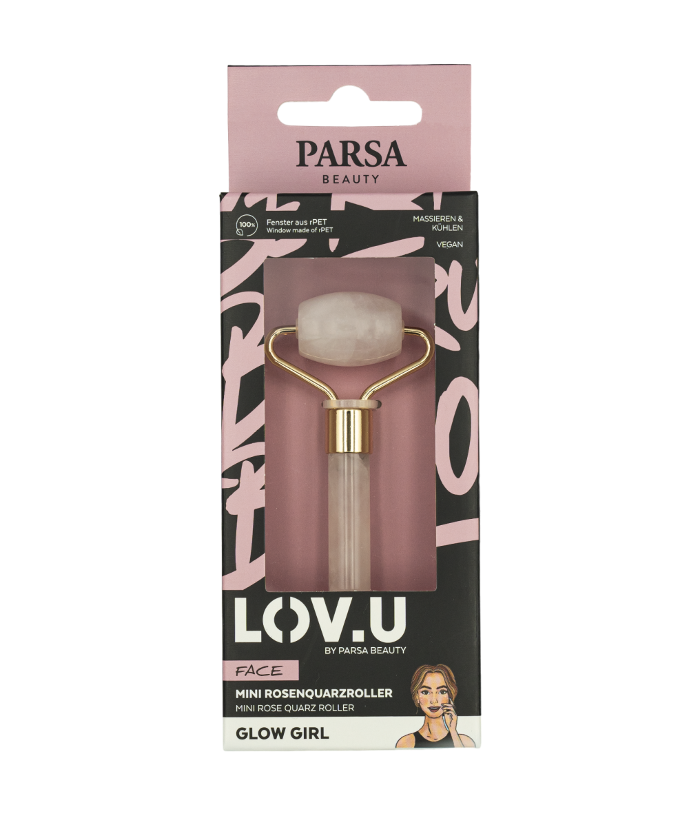 PARSA LOV.U mazais rožu kvarca rullītis