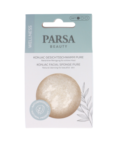 PARSA WELLNESS Konjac Pure sejas tīrīšanas sūklis