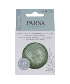 PARSA WELLNESS Konjac Aloe Vera sejas attīrošā sūklīte