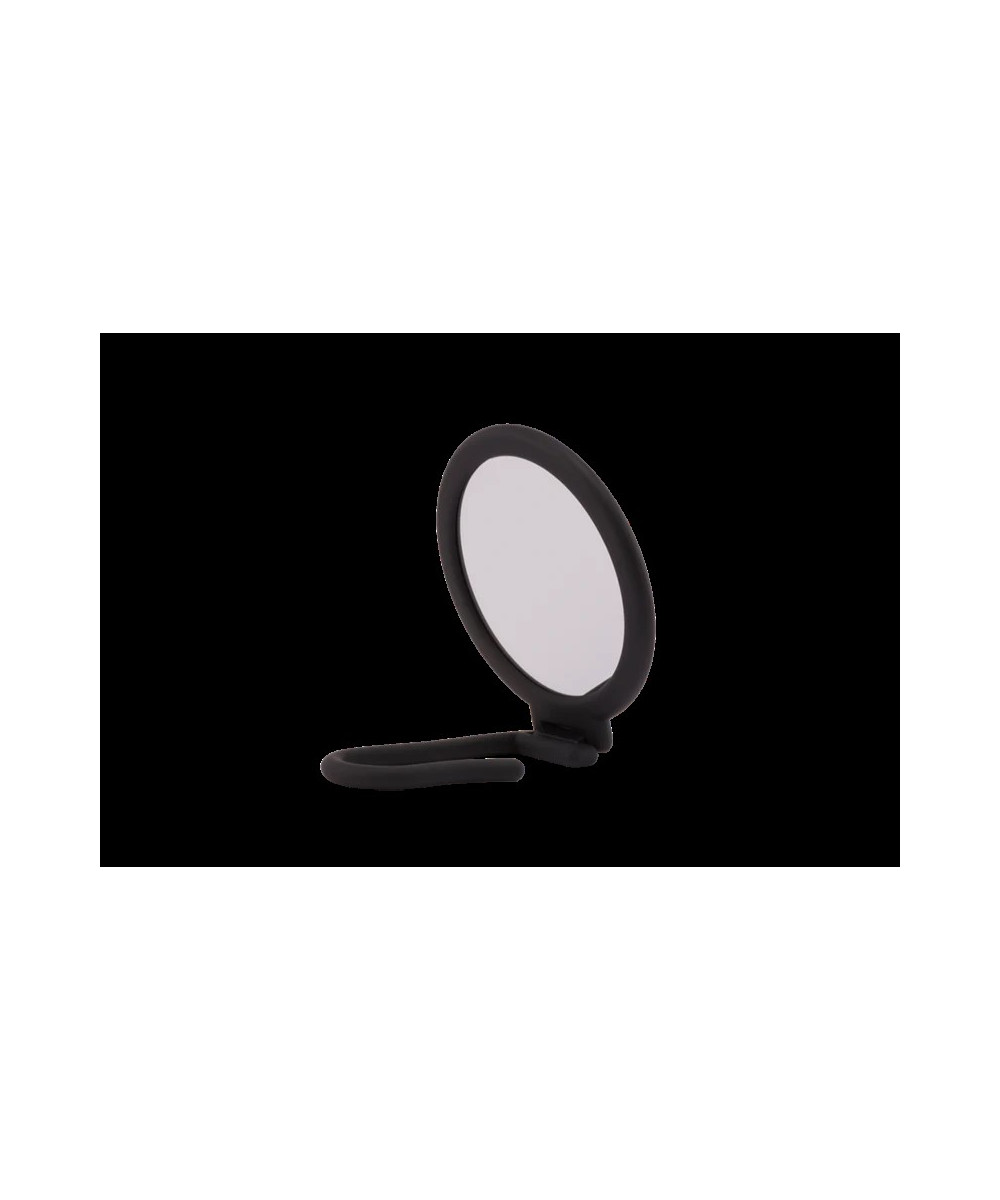 PARSA ESSENTIAL kosmētiskais spogulis, melns gumijas pārklājums, 1x/3x palielinājums 3