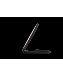 PARSA ESSENTIAL kosmētiskais spogulis, melns gumijas pārklājums, 1x/3x palielinājums