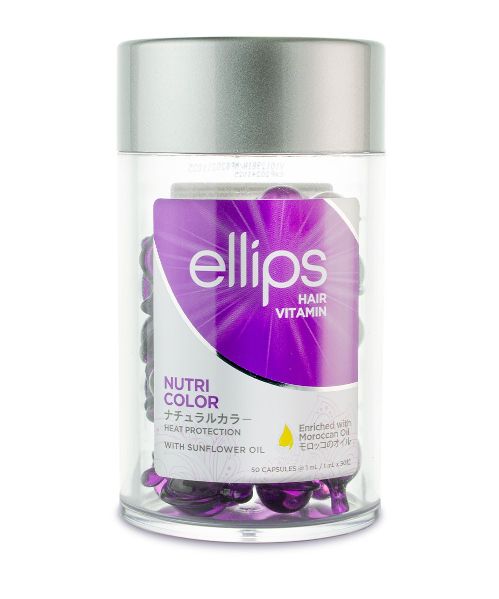 Kaloro uz matiem klājamie vitamīni krāsotiem matiem "Nutri Color"