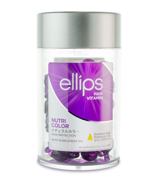 Kaloro uz matiem klājamie vitamīni krāsotiem matiem "Nutri Color"