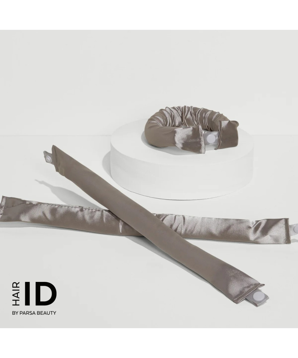 PARSA HAIR ID matu lokšķērēm lentes, satīns, 2 gab. 3