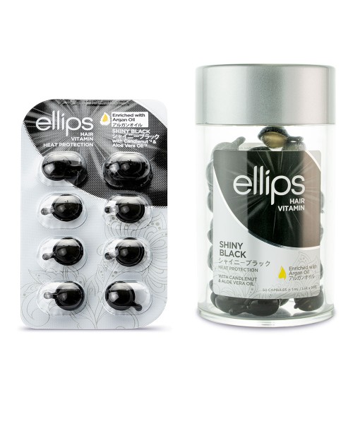 Kaloro vitamīni tumšiem matiem "Shiny Black"