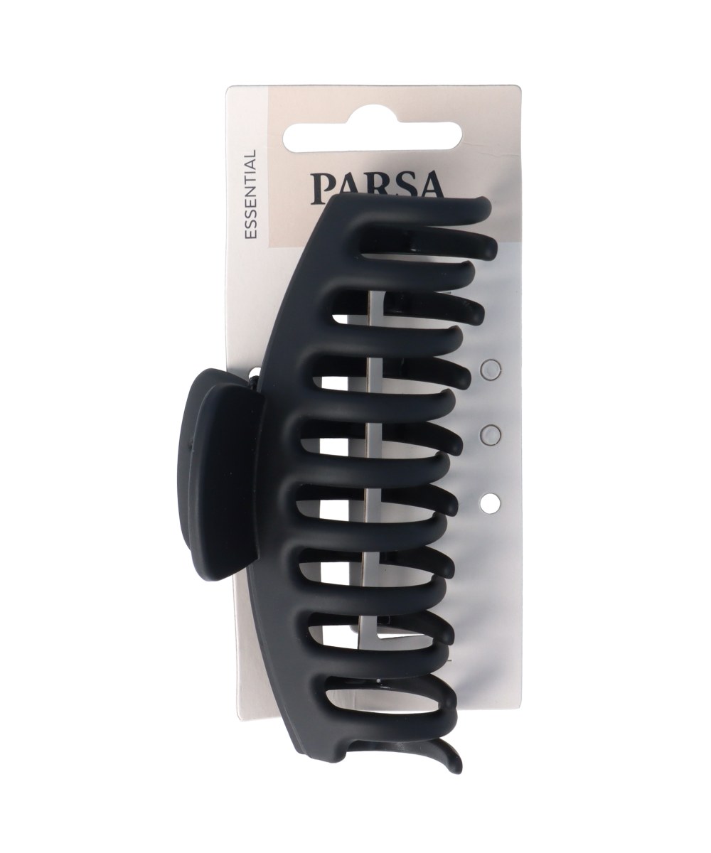 PARSA ESSENTIAL matētas melnas matu knaibles, 11 cm.