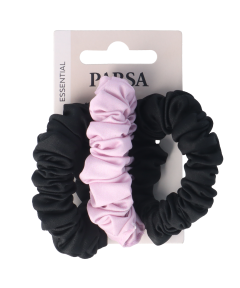 PARSA ESSENTIAL satīna matu gumijas, dažādu krāsu, 3 gab.
