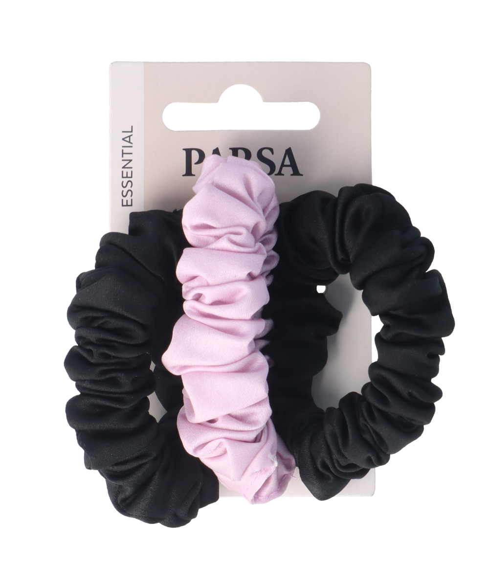 PARSA ESSENTIAL satīna matu gumijas, dažādu krāsu, 3 gab.