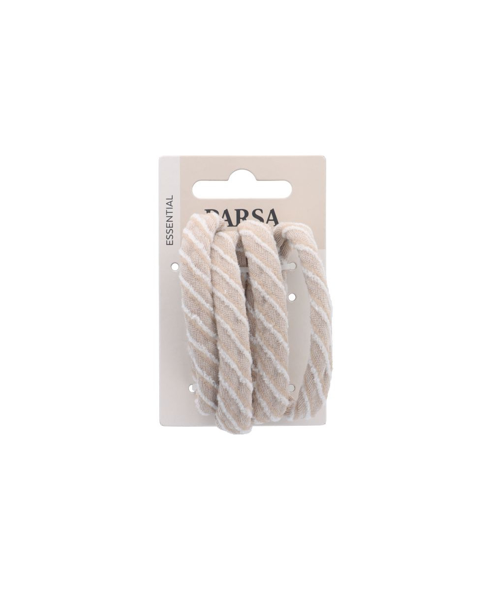 PARSA ESSENTIAL matu gumijas, smilšu krāsā, 4 gab.