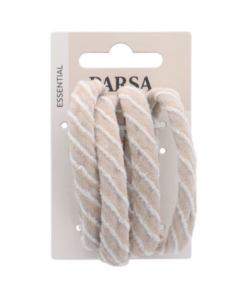 PARSA ESSENTIAL matu gumijas, smilšu krāsā, 4 gab.