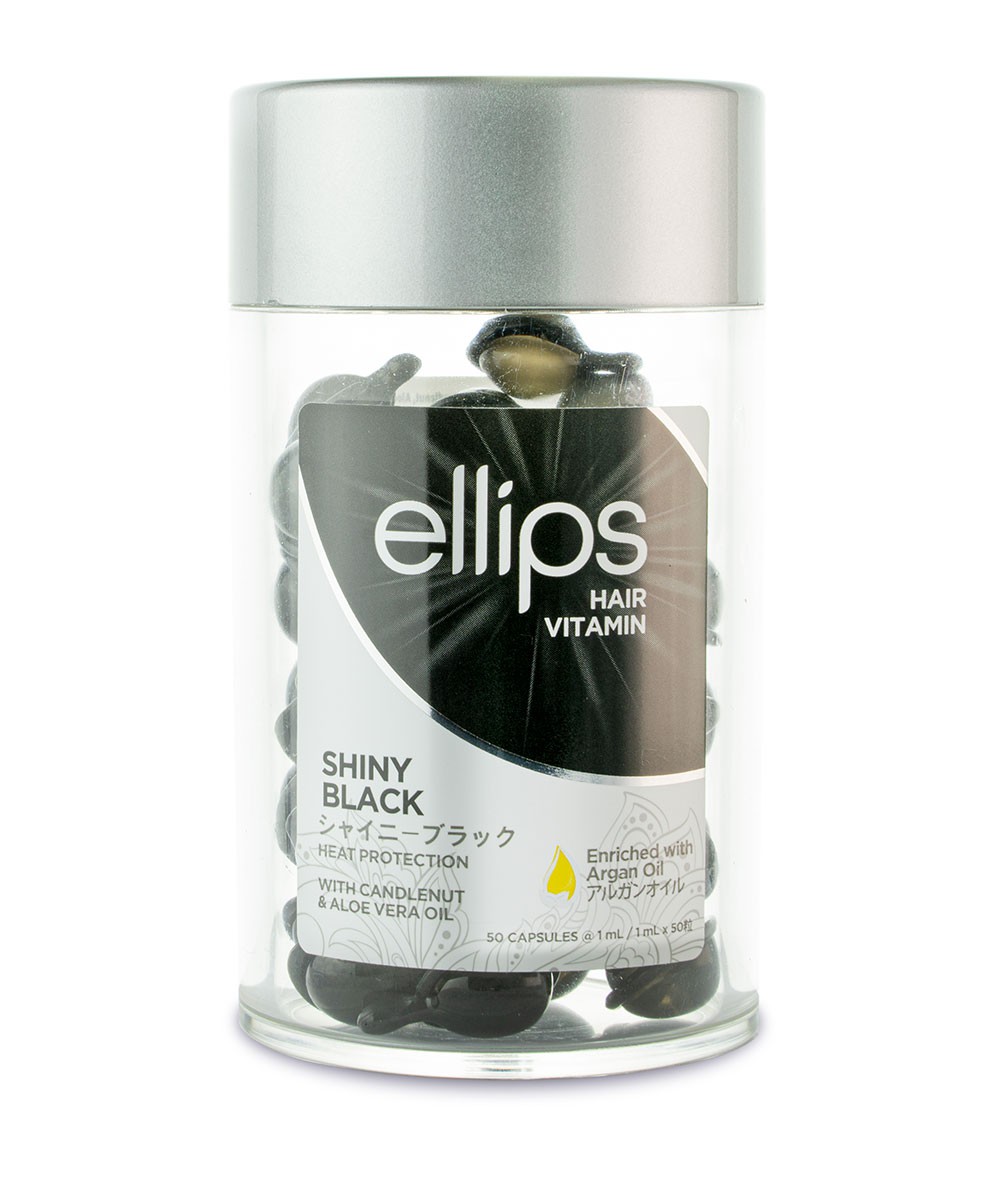 Kaloro vitamīni tumšiem matiem "Shiny Black"
