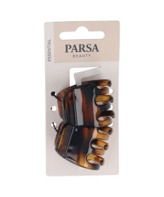PARSA ESSENTIAL vidēja izmēra matu knaibles, spīdīgi brūnā krāsā, 2 gab.