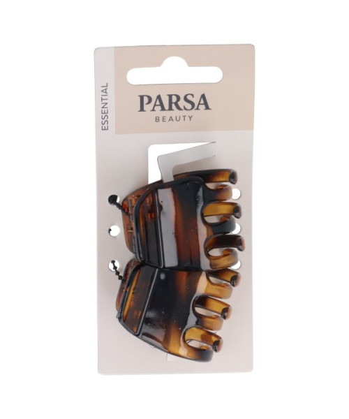 PARSA ESSENTIAL vidēja izmēra matu knaibles, spīdīgi brūnā krāsā, 2 gab.