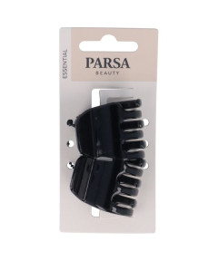 PARSA ESSENTIAL vidēja izmēra matu knaibles, spīdīgi melnā krāsā, 2 gab.