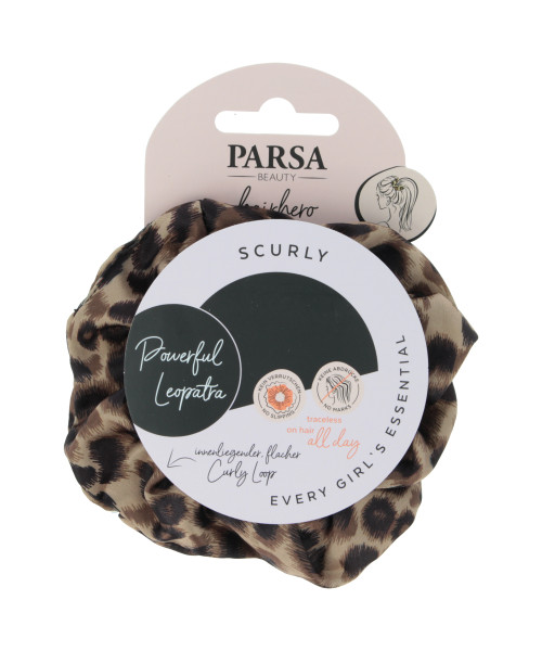 PARSA HAIRHERO matu gumija ar leopardu rakstu