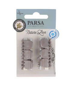 PARSA NATURE LOVE matu knaibles no kviešu šķiedrām, brūnā krāsā, 6 gab.