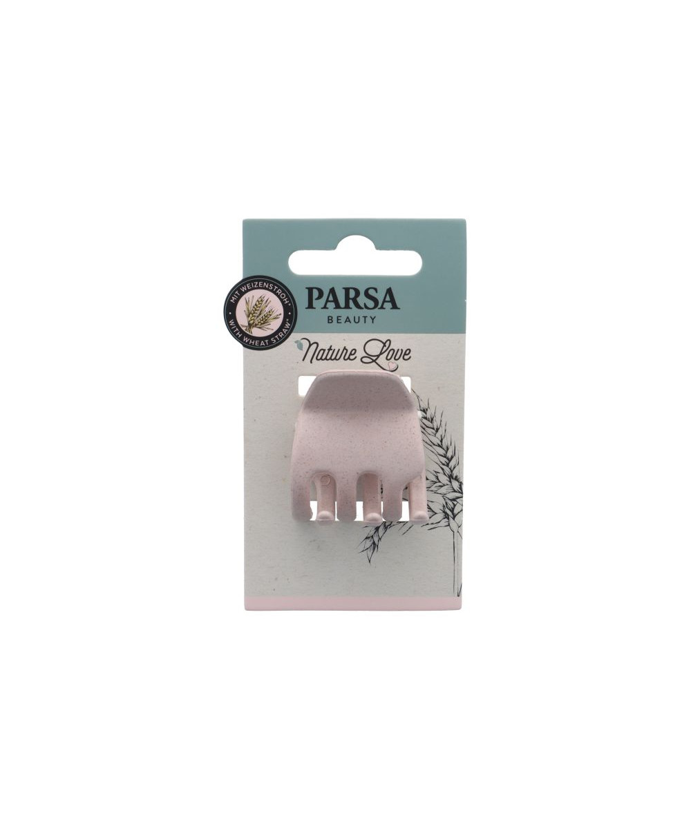 PARSA NATURE LOVE matu knaibles no kviešu šķiedrām, vidēja izmēra, rozā krāsā.