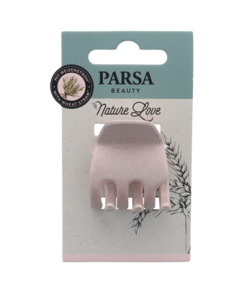 PARSA NATURE LOVE matu knaibles no kviešu šķiedrām, vidēja izmēra, rozā krāsā.