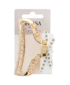 PARSA SIGNATURE plaukų žnyplės, metalinės, aukso sp.