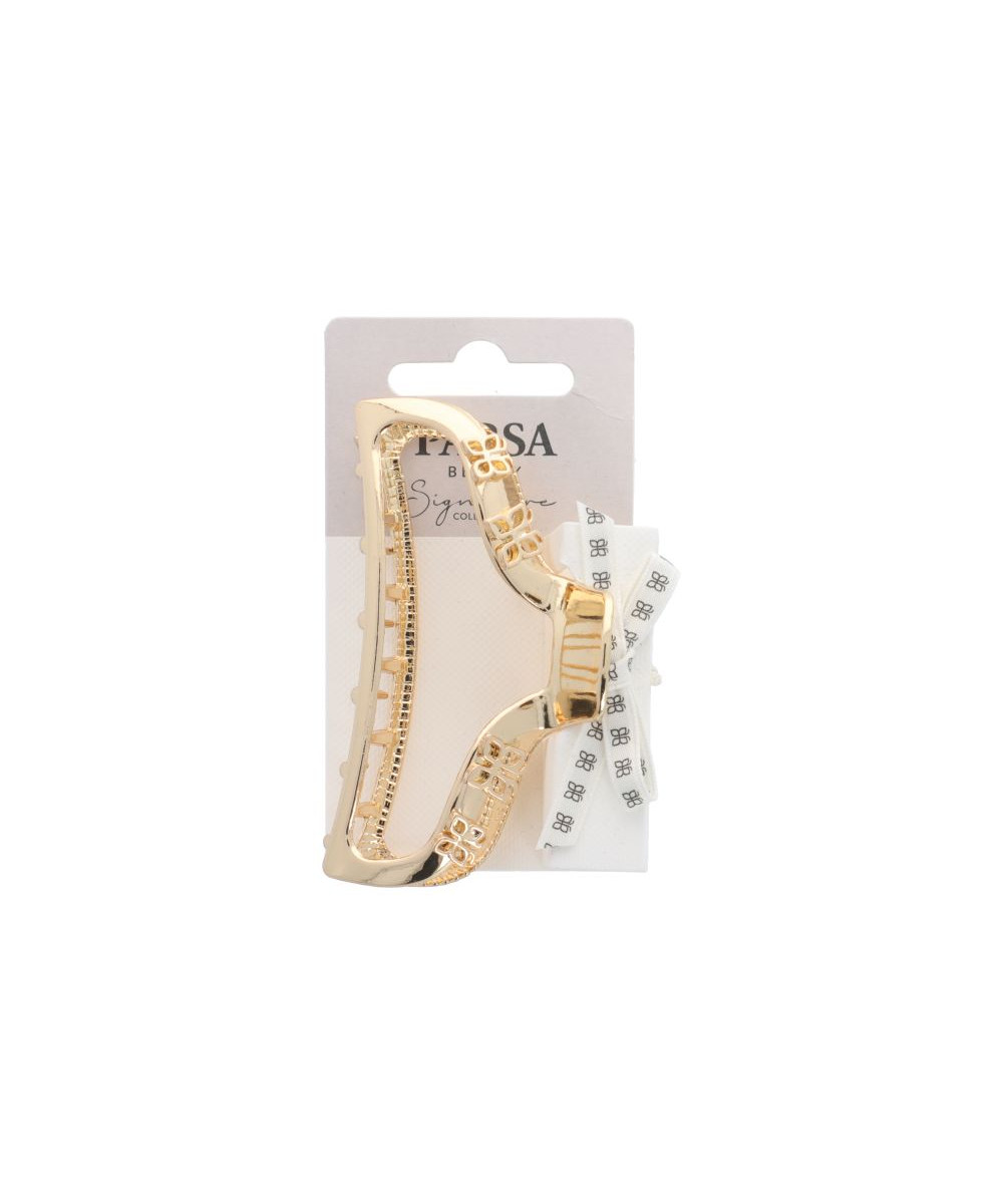 PARSA SIGNATURE plaukų žnyplės, metalinės, aukso sp.