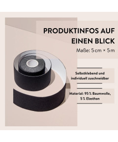 PARSA LIFESTYLE krūšu lenta, melnā krāsā